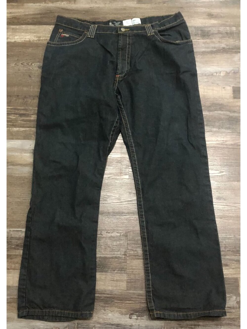 LAPCO FR Mens 40x32 Navy Blue Fire Resistant Carlonia Protect Jeans